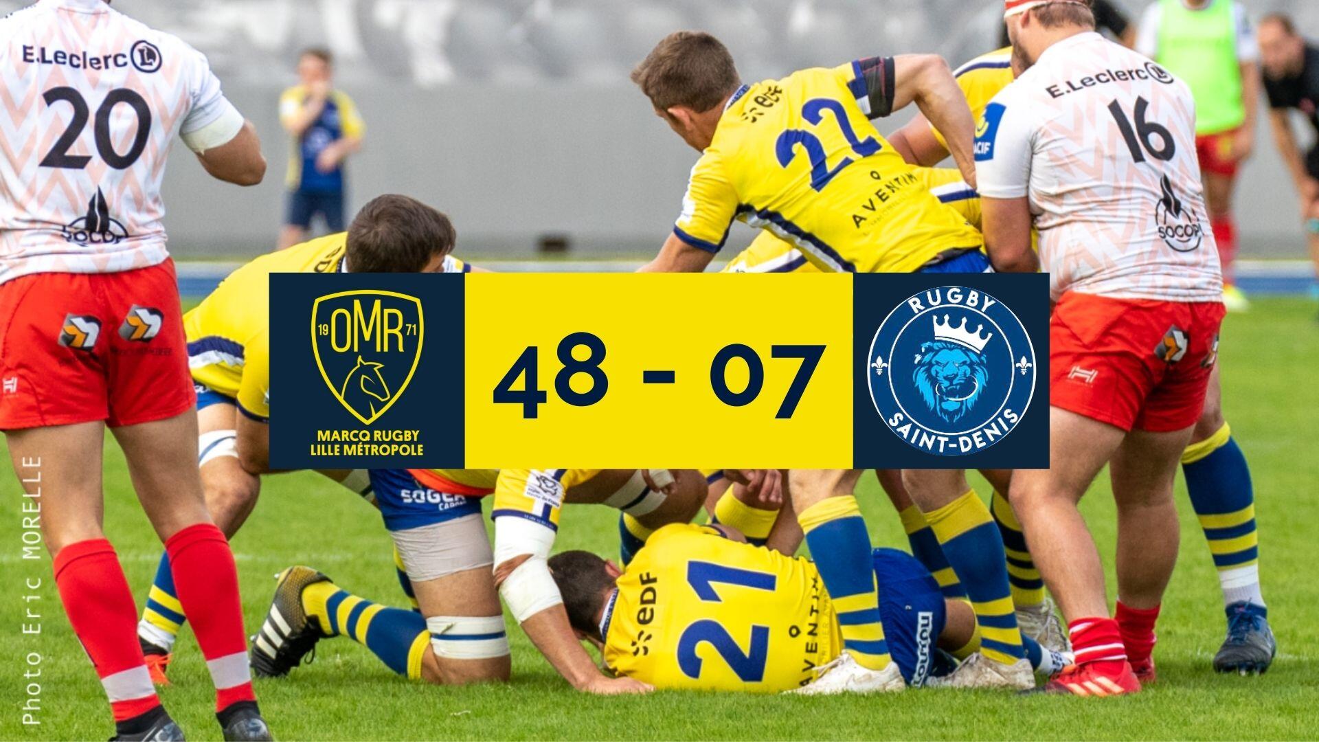 Victoire de l'OMR face à Saint-Denis